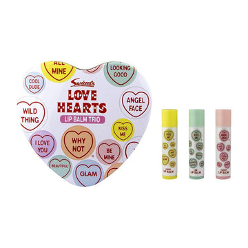 Love Hearts Keepsake Tin With Lip Balms